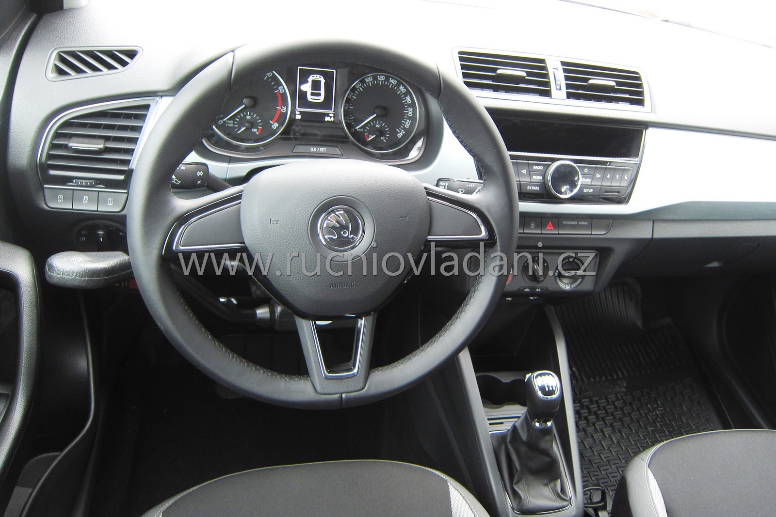 MERO 2a - brzda a plyn vlevo - Škoda Fabia III MERO 2a - brzda a plyn vlevo - Škoda Fabia III